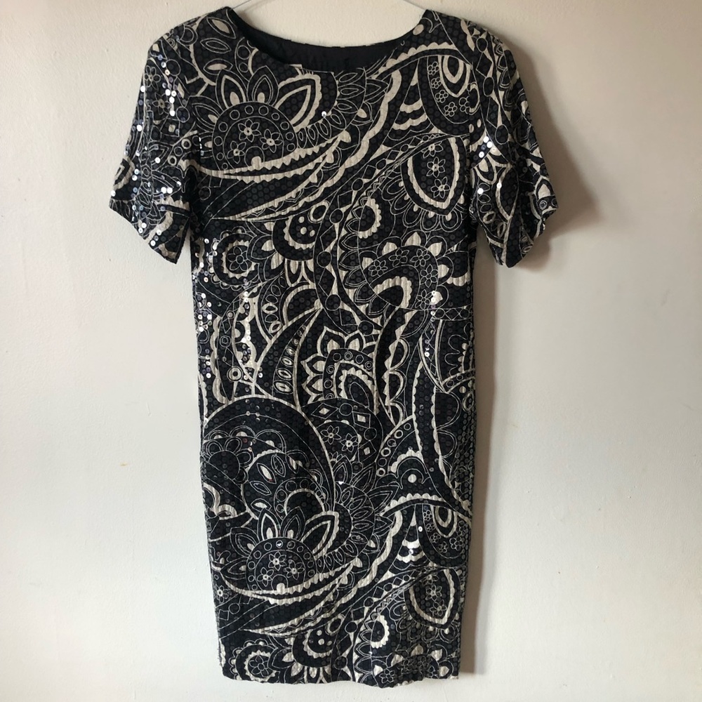 ❤️Vintage Et Al Sequin Dress Wedding Party New Year Size 4